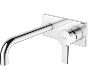 Monocomandament de lavabo encastat canella 22 cm